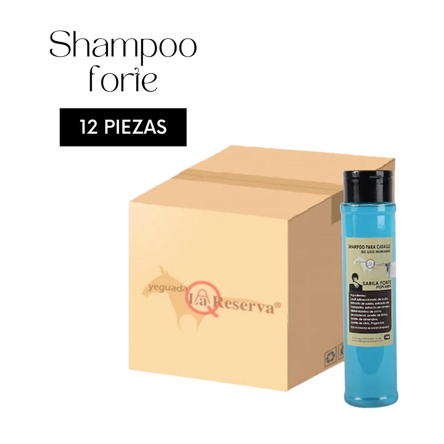12 pc Shampoo Aloe Vera Forte For Men