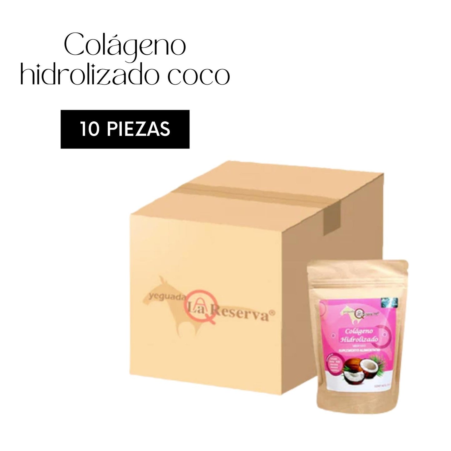 10 pz Colágeno Hidrolizado Coco
