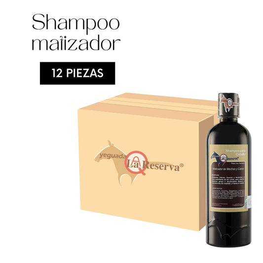 12 pz shampoo matizador de Mechas y Canas